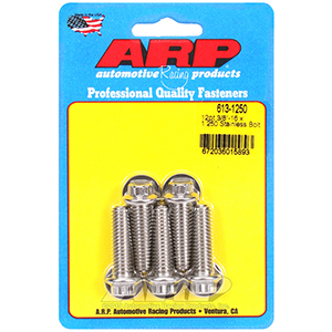 ARP 613-1250 3/8-16 x 1.250 12pt SS bolts