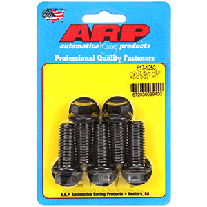 ARP 617-1250 1/2-13 x 1.250 hex black oxide bolts