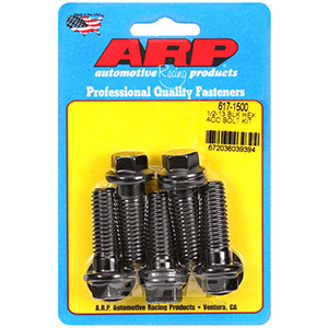 ARP 617-1500 1/2-13 x 1.500 hex black oxide bolts