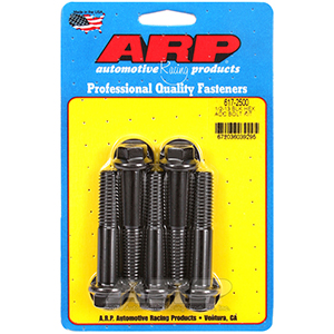 ARP 617-2500 1/2-13 x 2.500 hex black oxide bolts