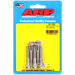 ARP 621-1500 1/4-20 x 1.500 hex SS bolts