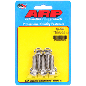 ARP 622-1000 5/16-18 x 1.000 hex SS bolts