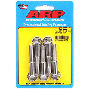 ARP 623-2000 3/8-16 x 2.000 hex SS bolts