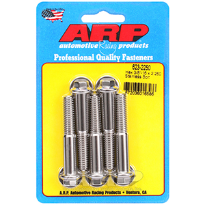 ARP 623-2250 3/8-16 x 2.250 hex SS bolts