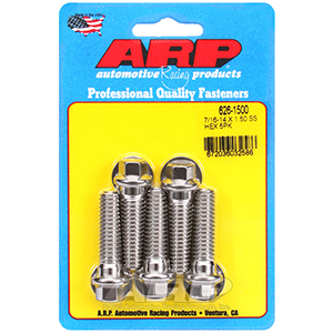 ARP 626-1500 7/16-14 X 1.500 hex SS bolts