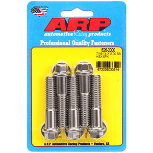 ARP 626-2000 7/16-14 X 2.000 hex SS bolts