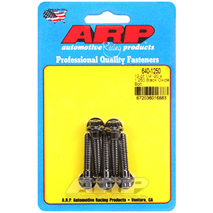 ARP 640-1250 1/4-20 x 1.250 12pt black oxide bolts