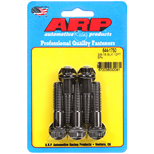 ARP 644-1750 3/8-16 x 1.750 12pt 7/16 wrenching black oxide bolts