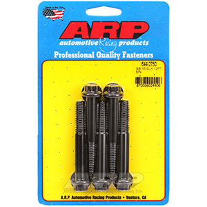 ARP 644-2750 3/8-16 x 2.750 12pt 7/16 wrenching black oxide bolts