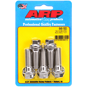 ARP 646-1500 1/2-13 X 1.500 hex SS bolts