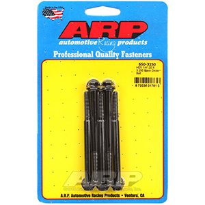 ARP 650-3250 1/4-20 X 3.250 hex black oxide bolts