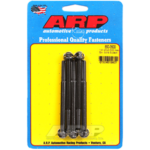 ARP 650-3500 1/4-20 X 3.500 hex black oxide bolts