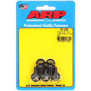 ARP 651-0560 5/16-18 X 0.560 hex black oxide bolts