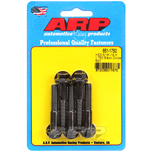 ARP 651-1750 5/16-18 X 1.750 hex black oxide bolts
