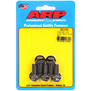 ARP 652-0750 3/8-16 X 0.750 hex black oxide bolts