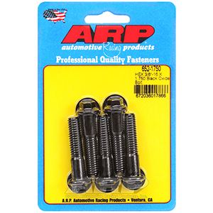 ARP 652-1750 3/8-16 X 1.750 hex black oxide bolts