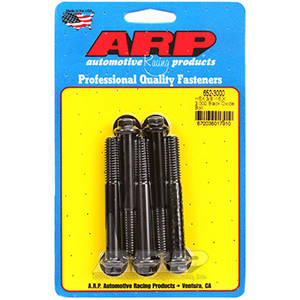 ARP 652-3000 3/8-16 X 3.000 hex black oxide bolts