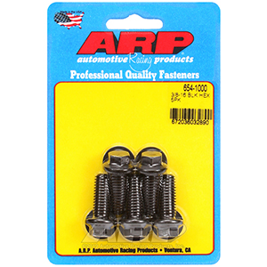 ARP 654-1000 3/8-16 x 1.000 hex 7/16 wrenching black oxide bolts