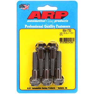 ARP 654-1750 3/8-16 x 1.750 hex 7/16 wrenching black oxide bolts