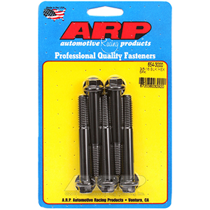 ARP 654-3000 3/8-16 x 3.000 hex 7/16 wrenching black oxide bolts