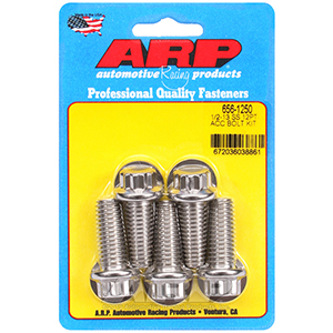 ARP 656-1250 1/2-13 x 1.250 12pt SS bolts