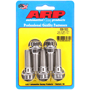 ARP 656-1500 1/2-13 x 1.500 12pt SS bolts