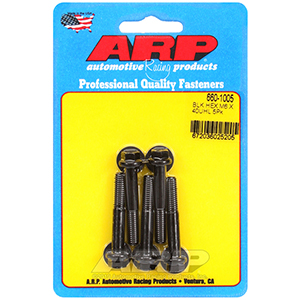 ARP 660-1005 M6 x 1.00 x 40 hex black oxide bolts