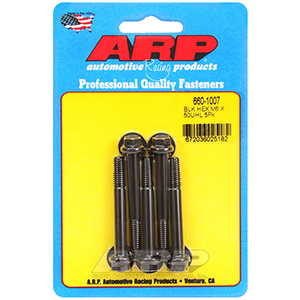 ARP 660-1007 M6 x 1.00 x 50 hex black oxide bolts