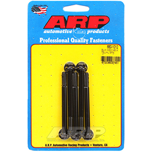 ARP 660-1012 M6 x 1.00 x 75 hex black oxide bolts