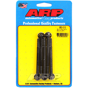 ARP 660-1013 M6 x 1.00 x 80 hex black oxide bolts