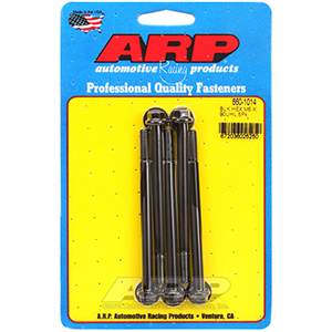 ARP 660-1014 M6 x 1.00 x 90  hex black oxide bolts