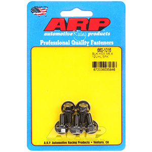 ARP 660-1016 M6 x 1.00 x 12  hex black oxide bolts