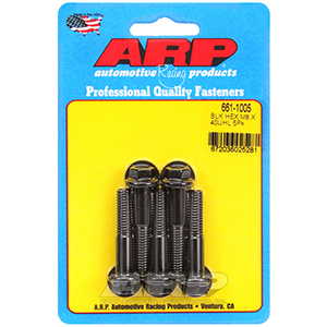 ARP 661-1005 M8 x 1.25 x 40 hex black oxide bolts