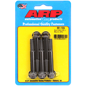 ARP 661-1009 M8 x 1.25 x 60  hex black oxide bolts