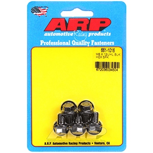 ARP 661-1016 M8 x 1.25 x 12  hex black oxide bolts