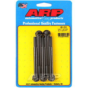 ARP 661-1018 M8 x 1.25 x 85 hex black oxide bolts