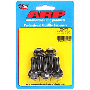 ARP 662-1002 M10 x 1.50 x 25 hex black oxide bolts