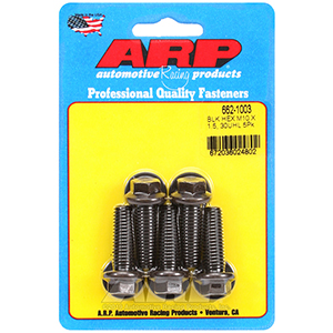 ARP 662-1003 M10 x 1.50 x 30 hex black oxide bolts