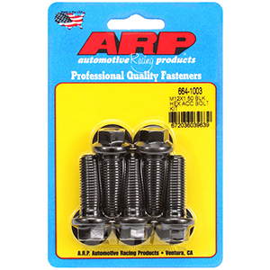 ARP 664-1003 M12 x 1.50 x 35 hex black oxide bolts
