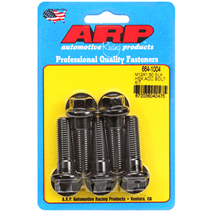 ARP 664-1004 M12 x 1.50 x 40 hex black oxide bolts