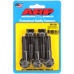 ARP 664-1006 M12 x 1.50 x 50 hex black oxide bolts