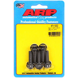 ARP 671-1002 M8 x 1.25 x 25 12pt black oxide bolts