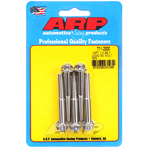 ARP 711-2000 1/4-28 x 2.000 12pt SS bolts