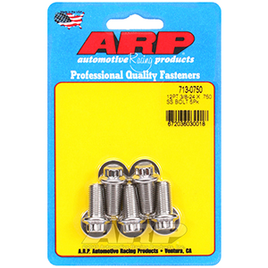 ARP 713-0750 3/8-24 x .750 12pt SS bolts