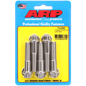 ARP 714-2000 7/16-20 x 2.000 12pt SS bolts