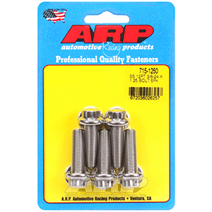 ARP 715-1250 3/8-24 x 1.250 12pt 7/16 wrenching SS bolts