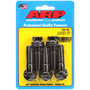 ARP 716-1750 1/2-20 x 1.750 hex black oxide bolts