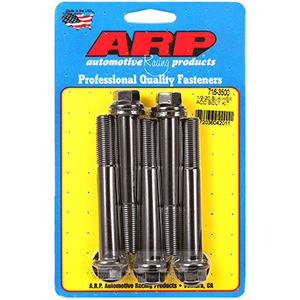 ARP 716-3500 1/2-20 x 3.500 hex black oxide bolts