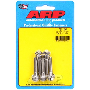 ARP 721-1250 1/4-28 x 1.250 hex SS bolts