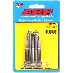 ARP 721-2250 1/4-28 x 2.250 hex SS bolts
